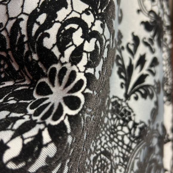 Trixxi Elegant holiday dress, velvety soft peplum, a line skater dress - Picture 8 of 8